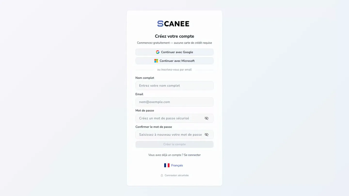 Ouvrir l'inscription