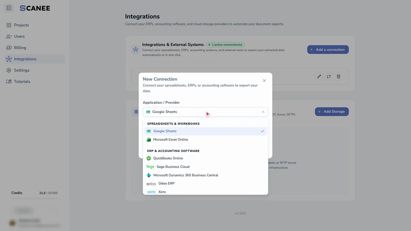 Connect your ERP