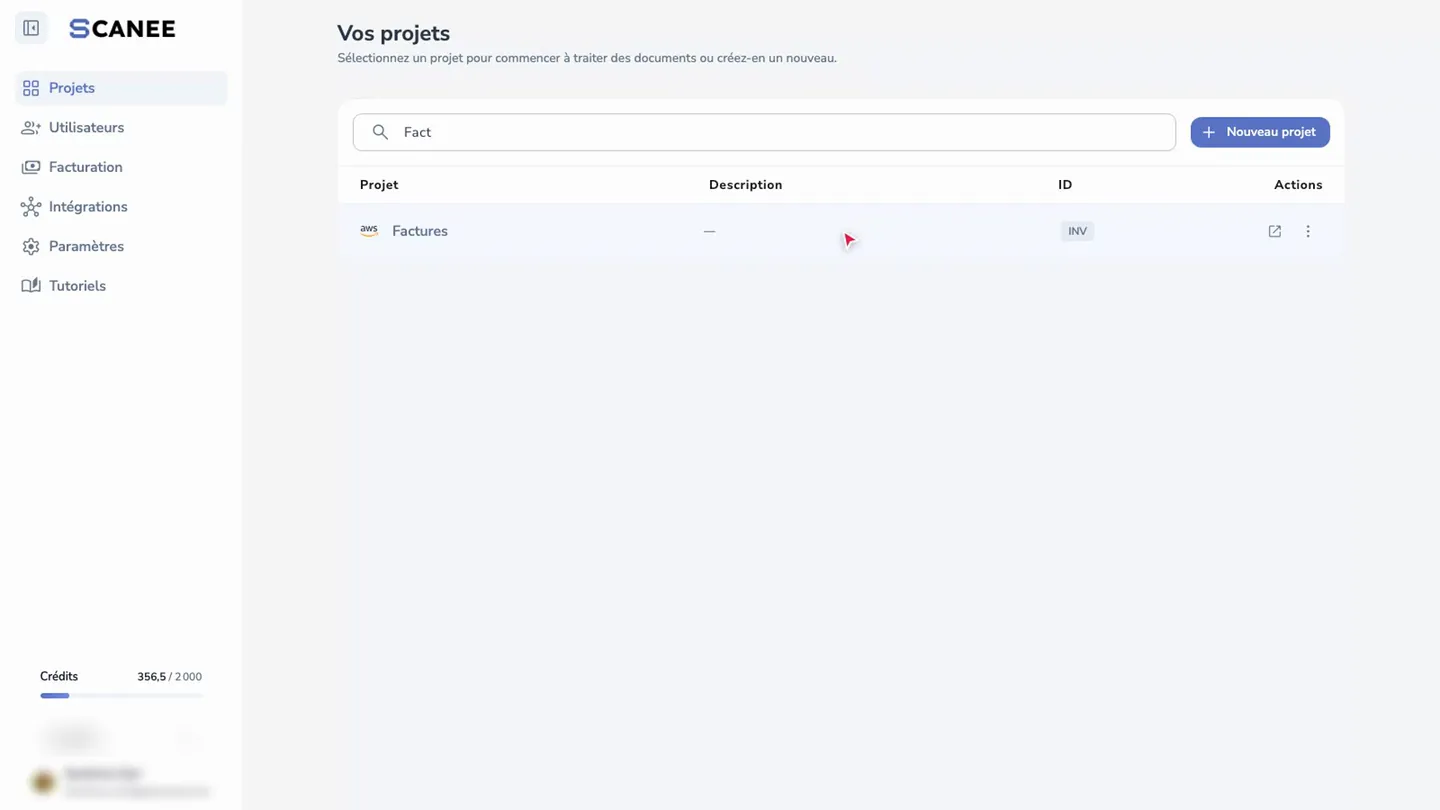 Ouvrir le projet